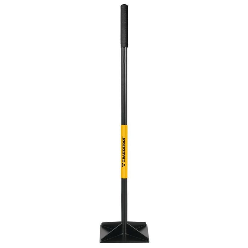 Steel Leveling Garden Tamper with Rubber Grip, 10-in x 10-in C0900