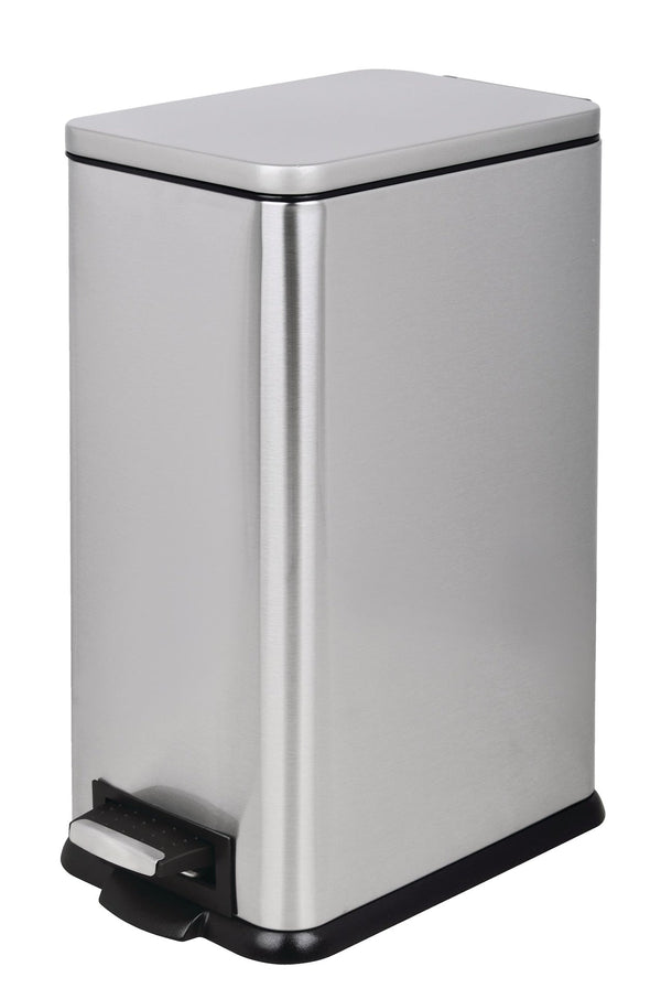Stainless Steel Step Rectangular Garbage Can, 15-L U7230