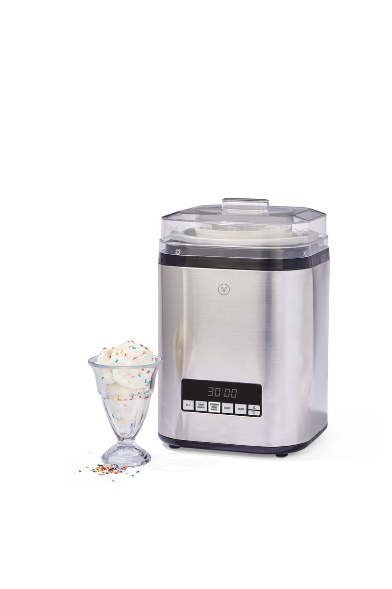 Digital Ice Cream Maker, 4-in-1 Ice Cream & Frozen Treat Maker, Stainless Steel, 1.9-L A2869