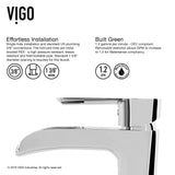 Glass Grey Onyx Bathroom Sink/Basin Set with Niko Faucet and Rectangular Vessel