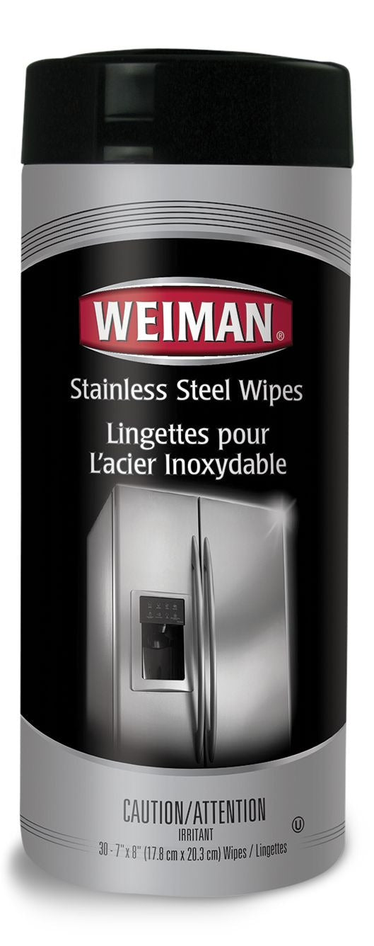 Stainless Steel Cleaning and Protectant Wipes, 30 Wipes L6090