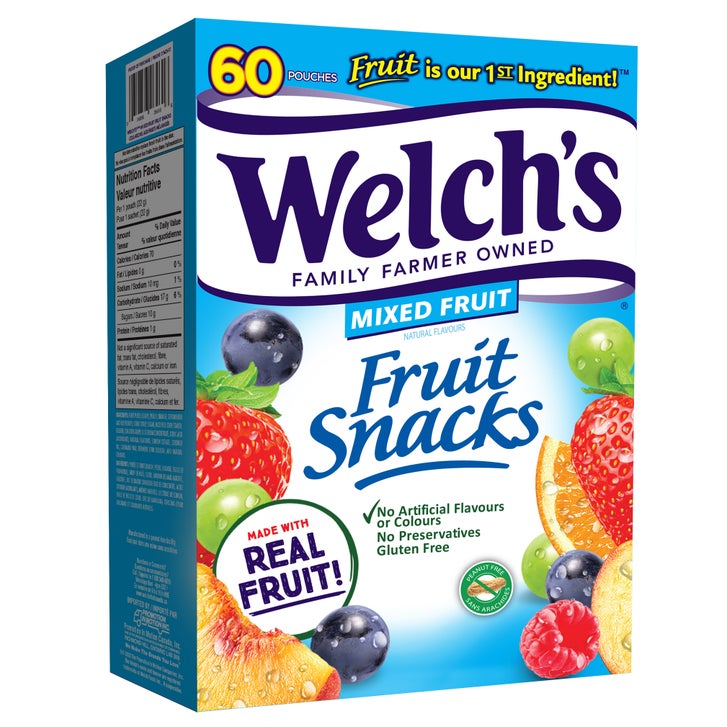 Welch's Fruit Snacks, 60 x 22 g M4725