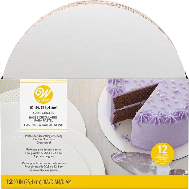 Cake Circles, 10-in, 12-pc J7327