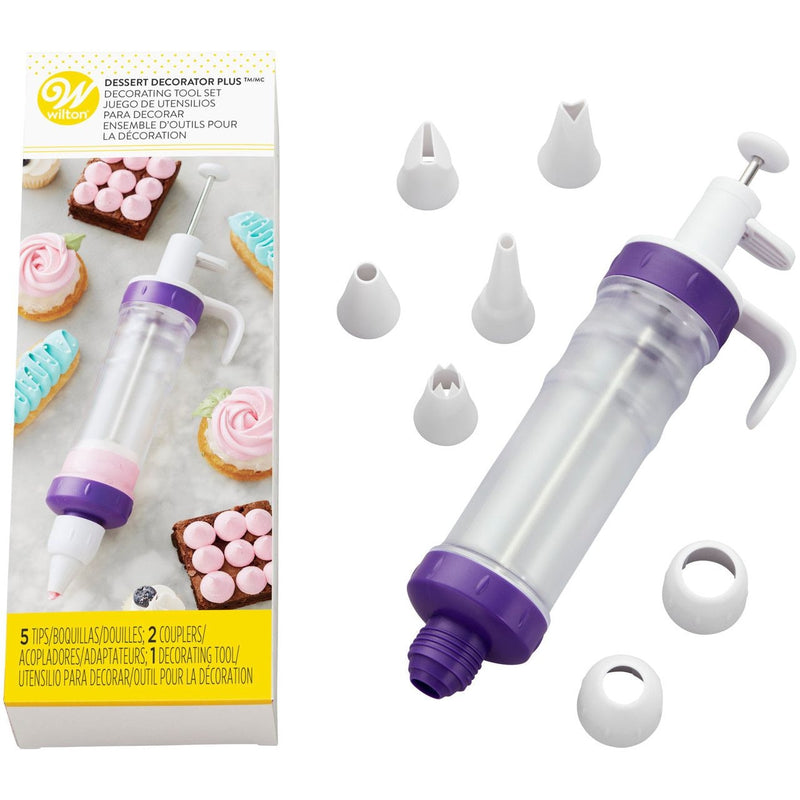 Plastic Dessert Decorator Plus Decorating Tool Set, 8-pc N6818
