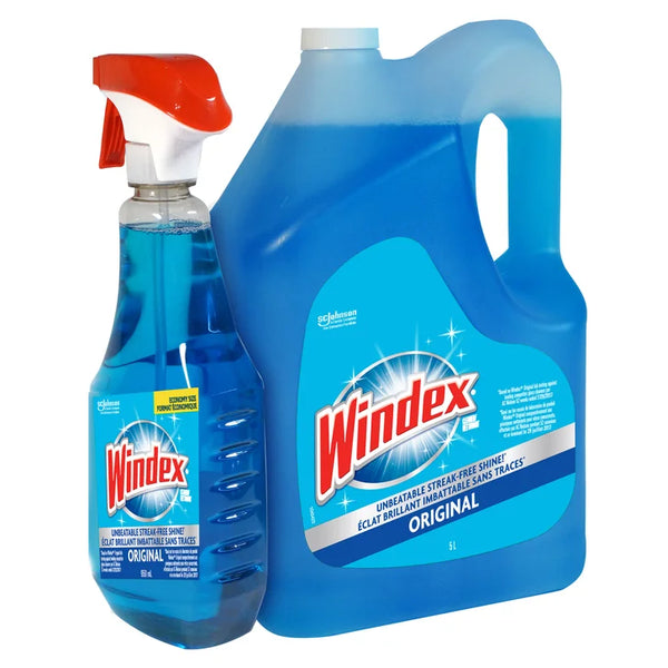 Windex Original Glass Cleaner, 5 L + 950 mL H2467