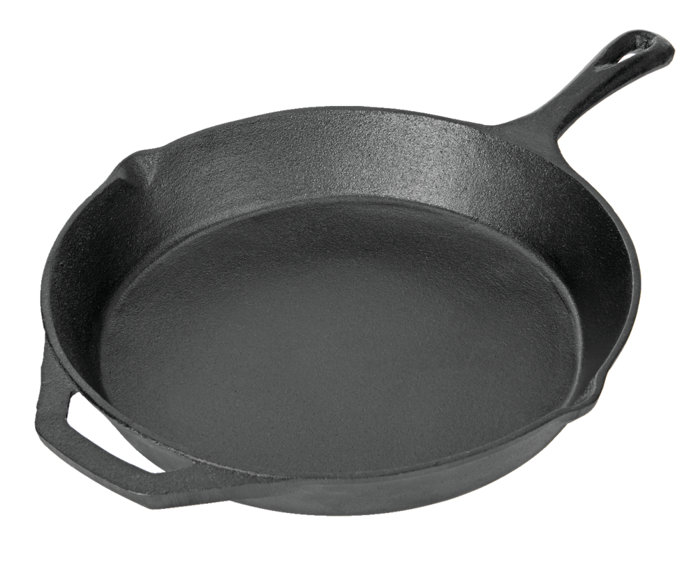 Cast Iron Camping Pan, 12-in