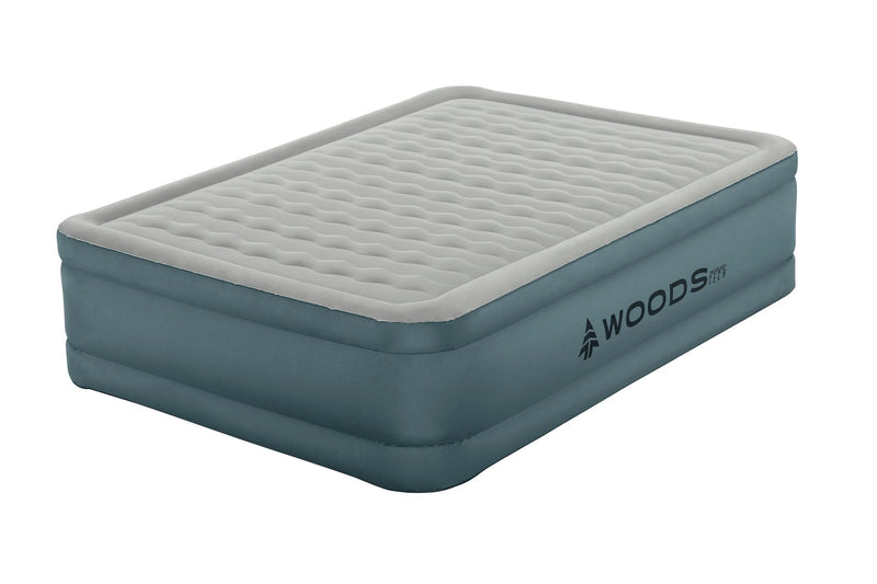 Double-High ToughGuard Airbed with Built-in AlwayzAire Pump, Queen K1976