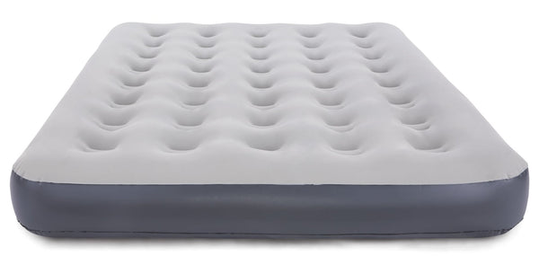 Single-High Inflatable Air Mattress/Airbed with 2-in-1 Pump For AC/DC Outlets, Queen F4526