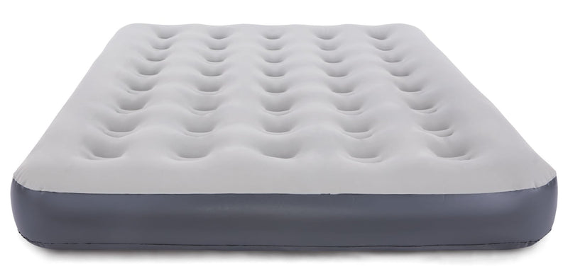 Single-High Inflatable Air Mattress/Airbed with 2-in-1 Pump For AC/DC Outlets, Queen F4526