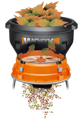 WG430 13 Amp Electric Leaf Mulcher/Shredder, 13-in